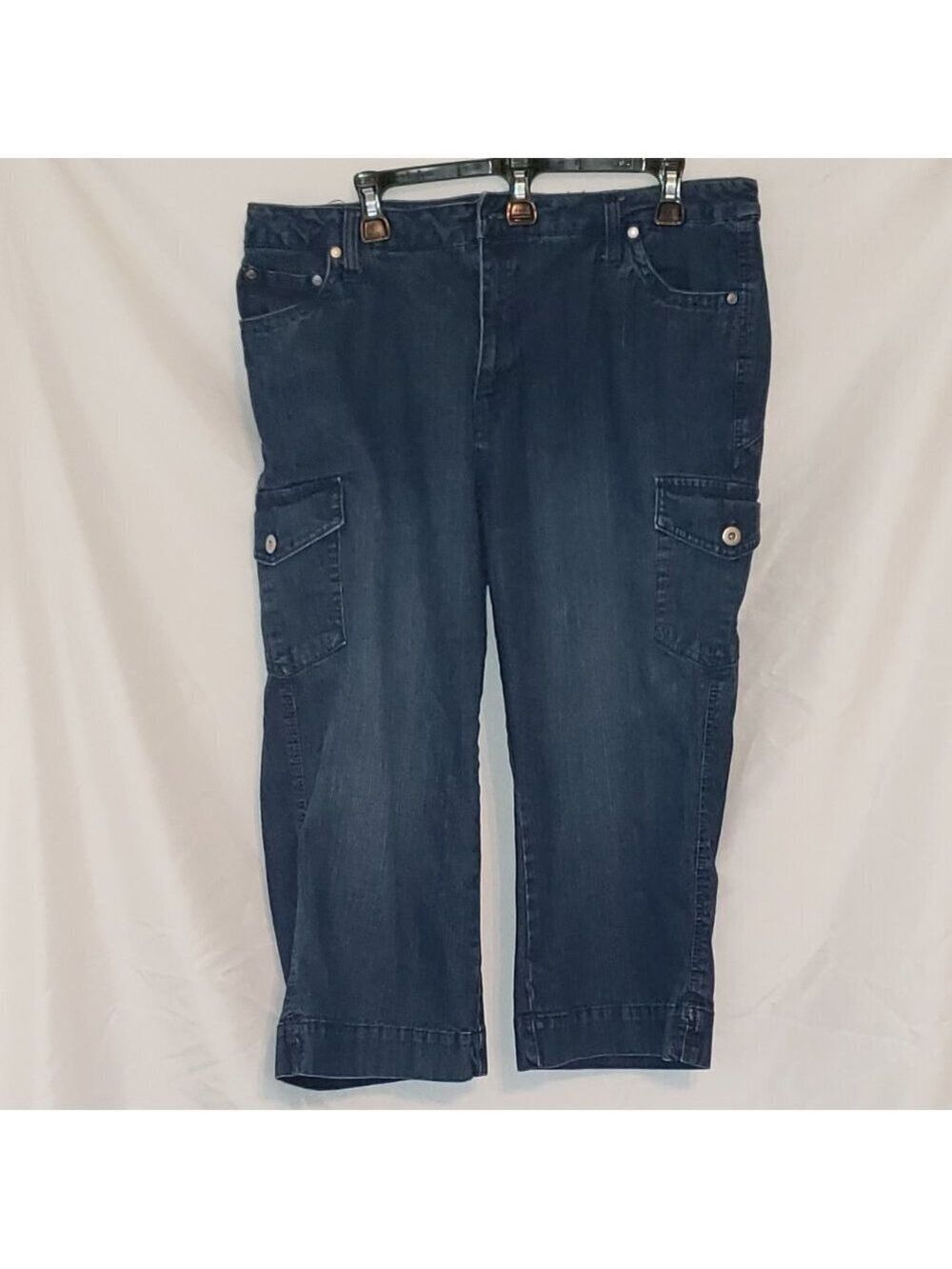 Ladies FADED GLORY Denim Jean Capris - 18W